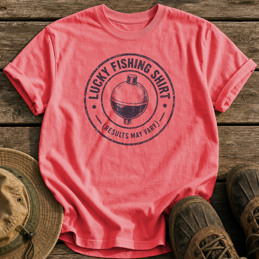 Lucky Fishing Shirt tee - Watermelon - front