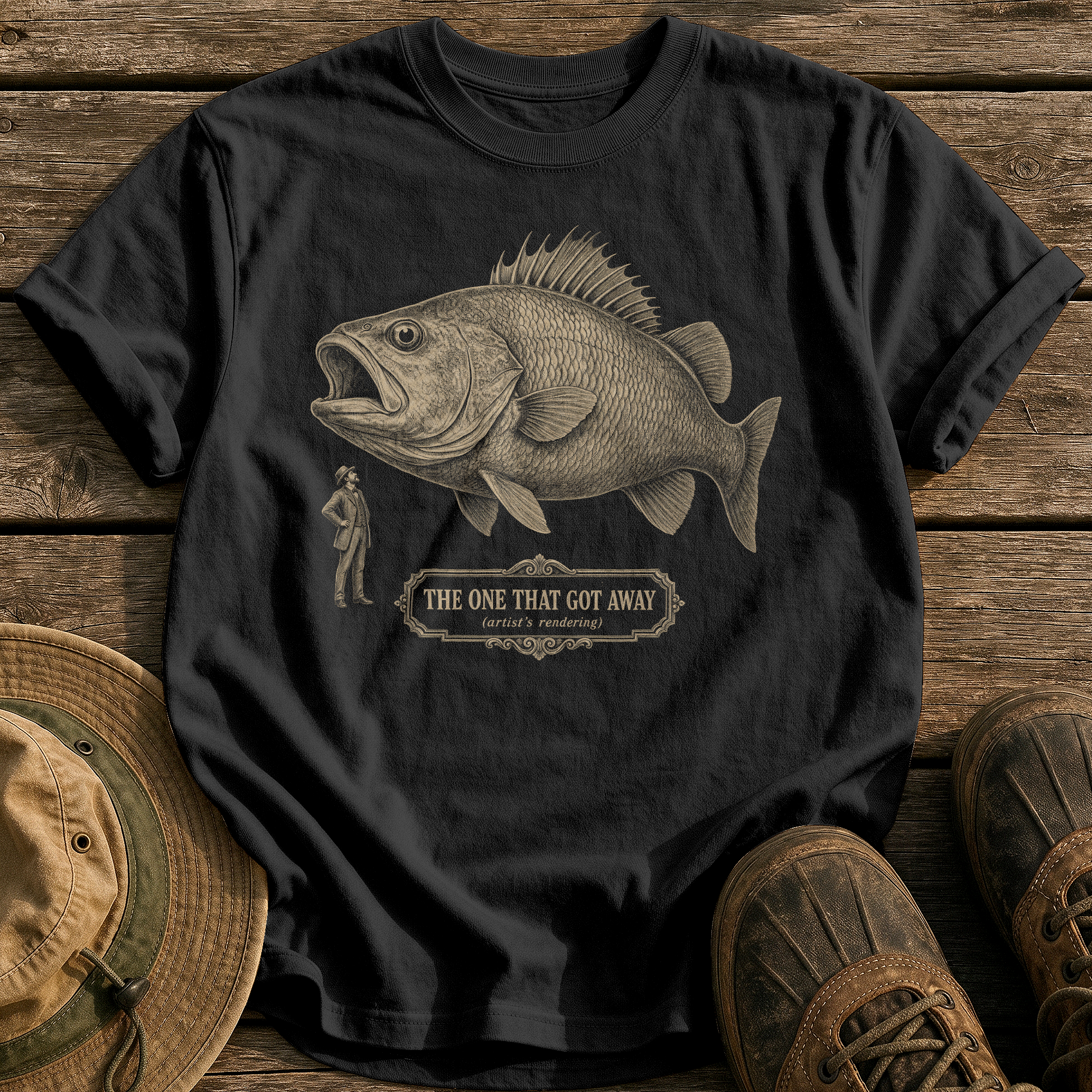 The One That Got Away tee - Black - front