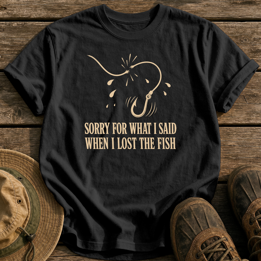 Sorry for What I Said tee - Black - front