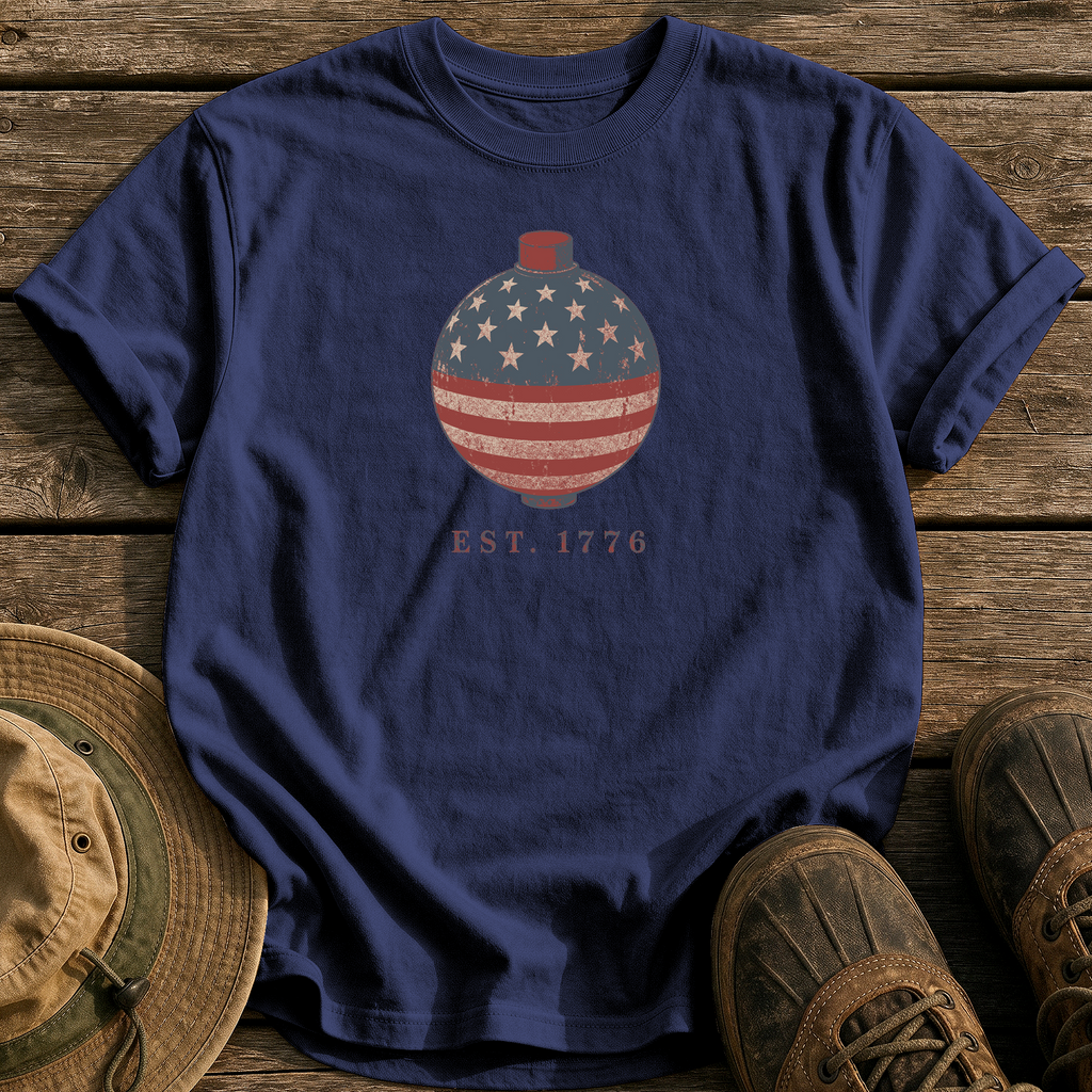 Star-Spangled Bobber tee - True Navy - front
