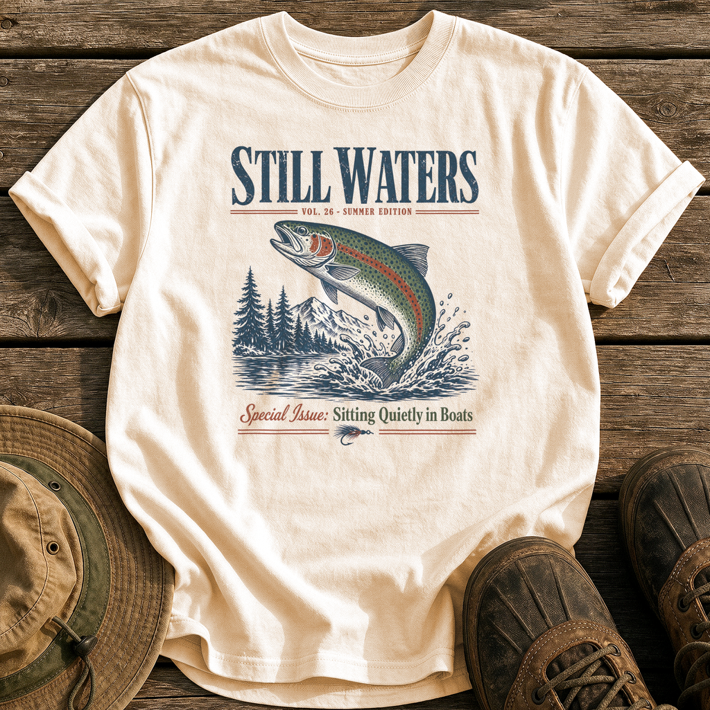 Still Waters Summer Edition tee - Ivory - front
