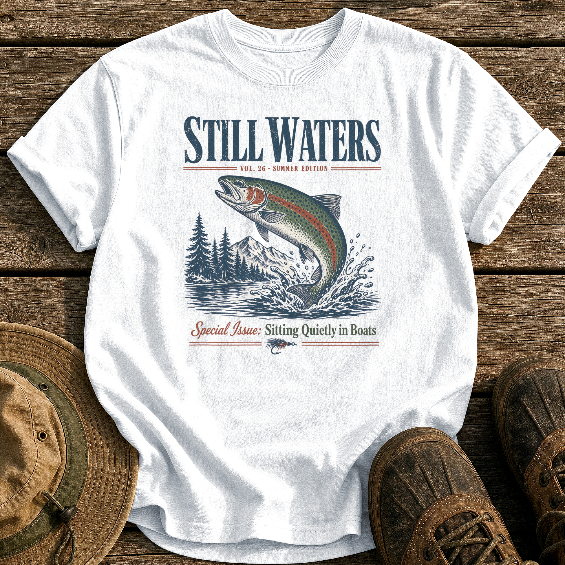 Still Waters Summer Edition tee - White - front