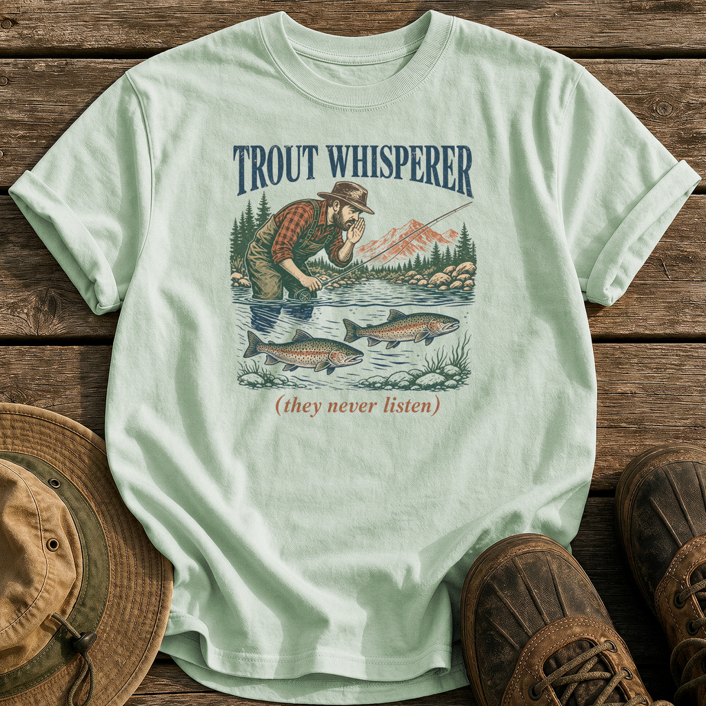 Trout Whisperer tee - Bay - front