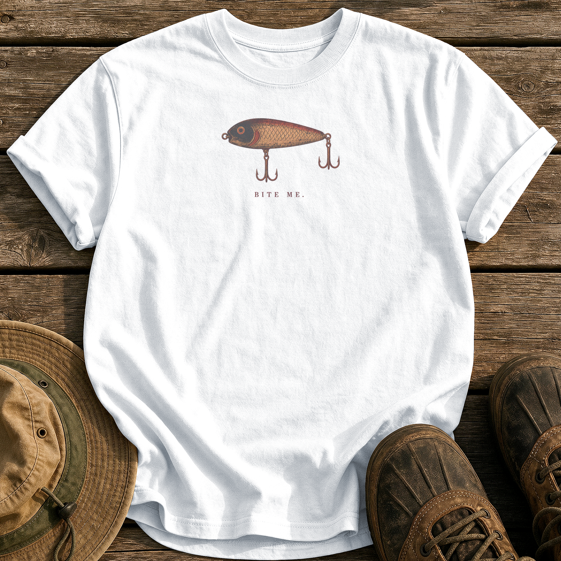 Bite Me tee - White - front