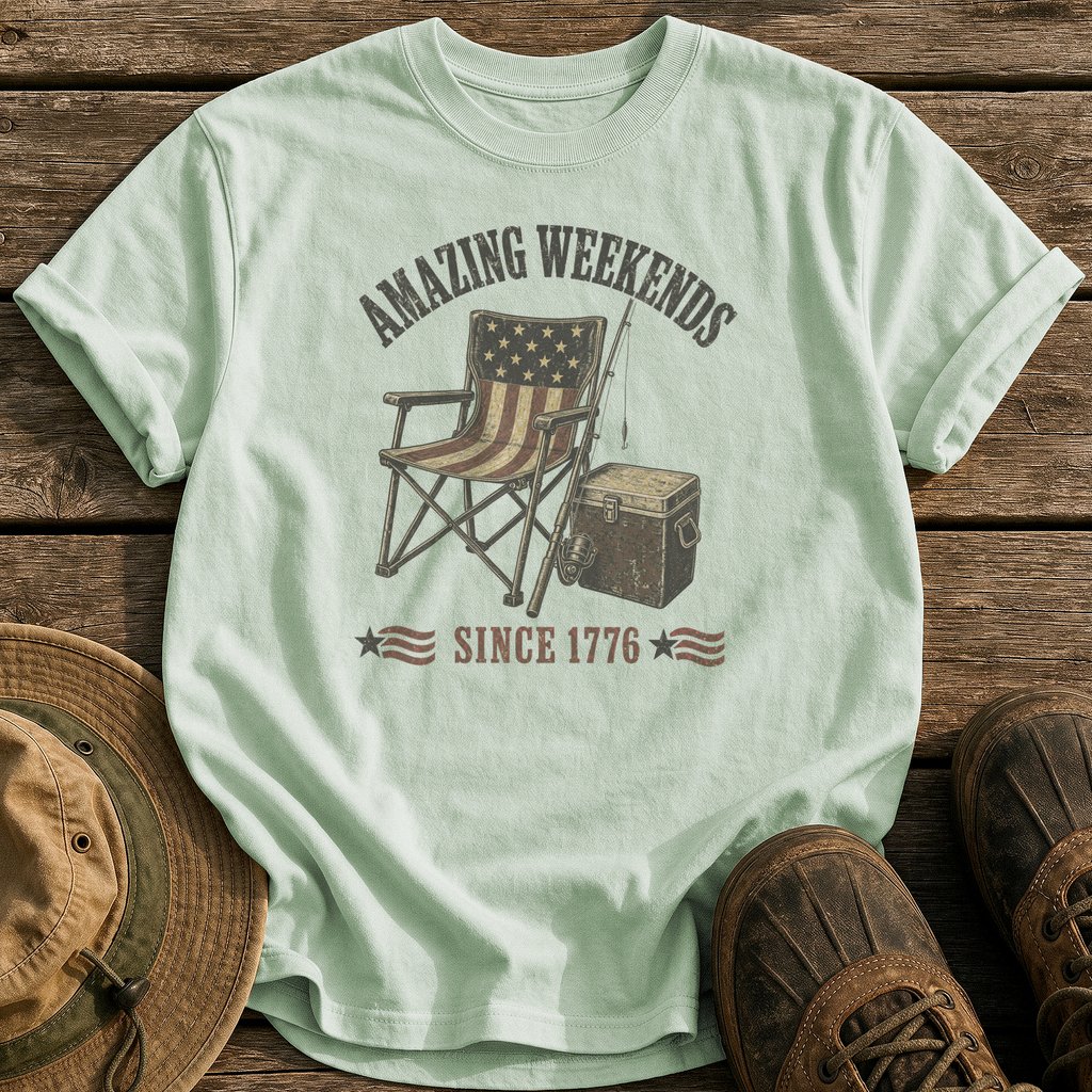 Amazing Weekends Since 1776 tee - Bay - front