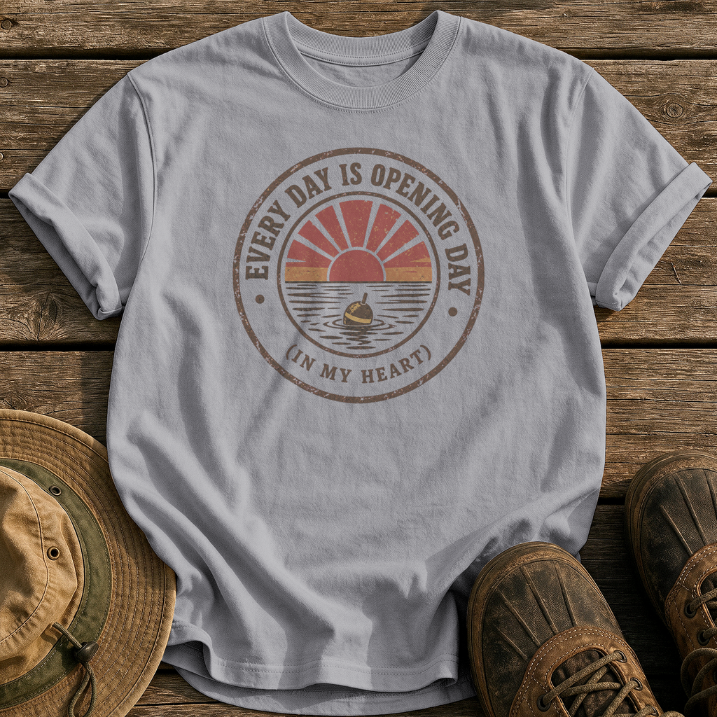 Every Day Is Opening Day tee - Grey - front