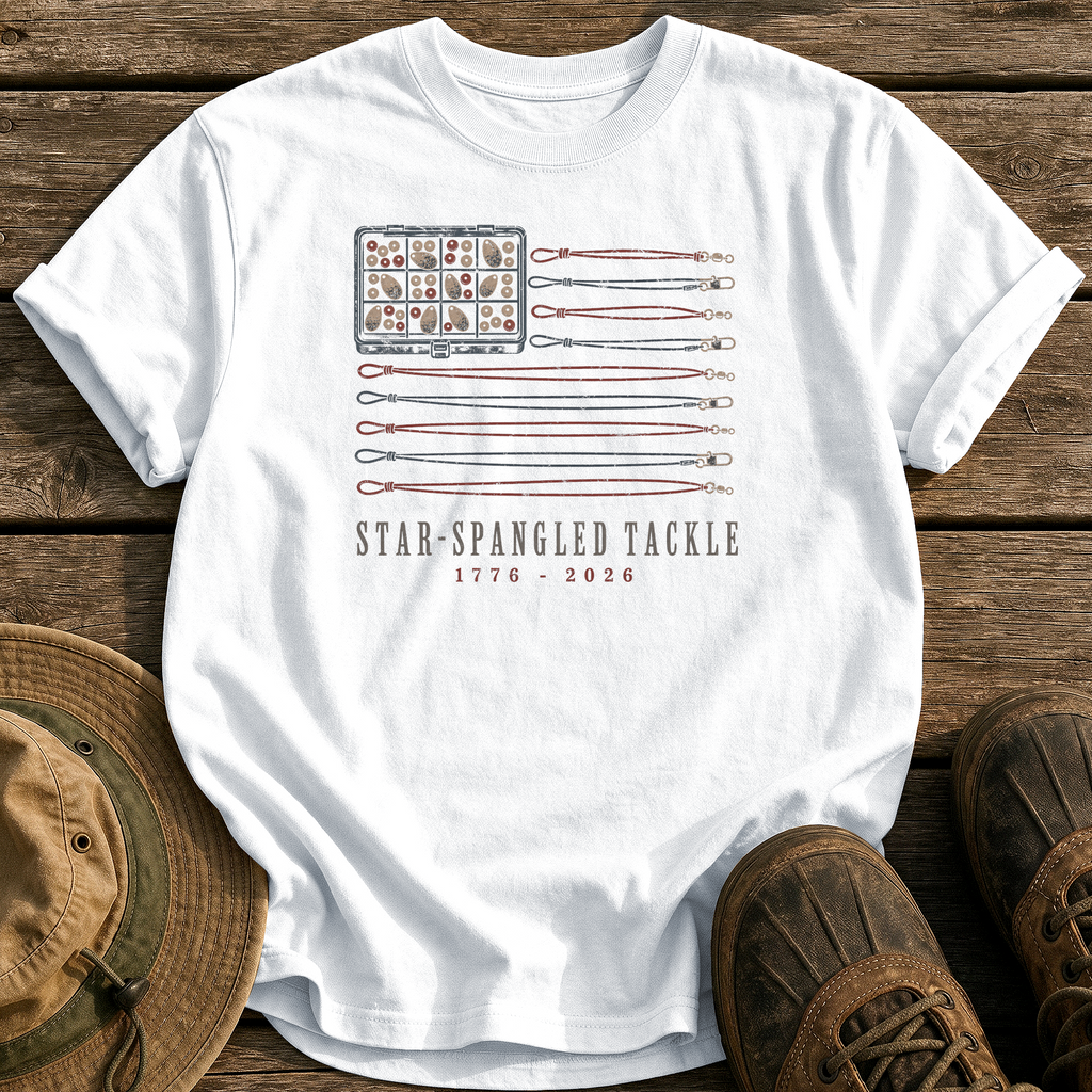 Star-Spangled Tackle tee - White - front