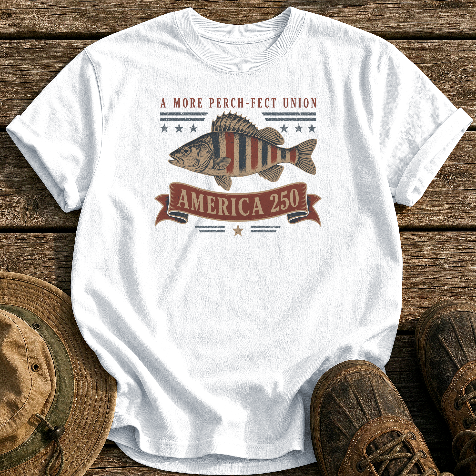 A More Perch-fect Union tee - White - front