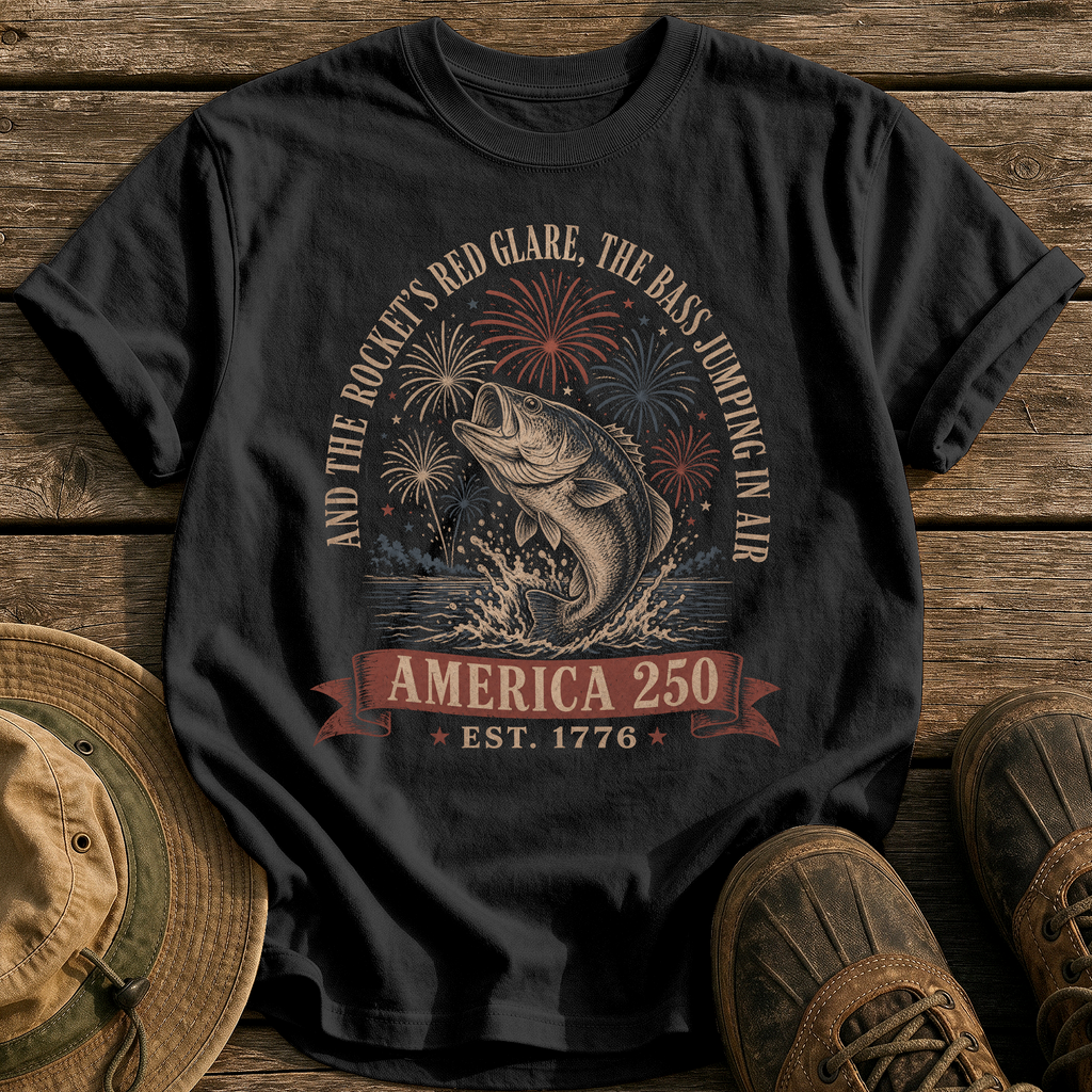 Rocket's Red Glare tee - Black - front