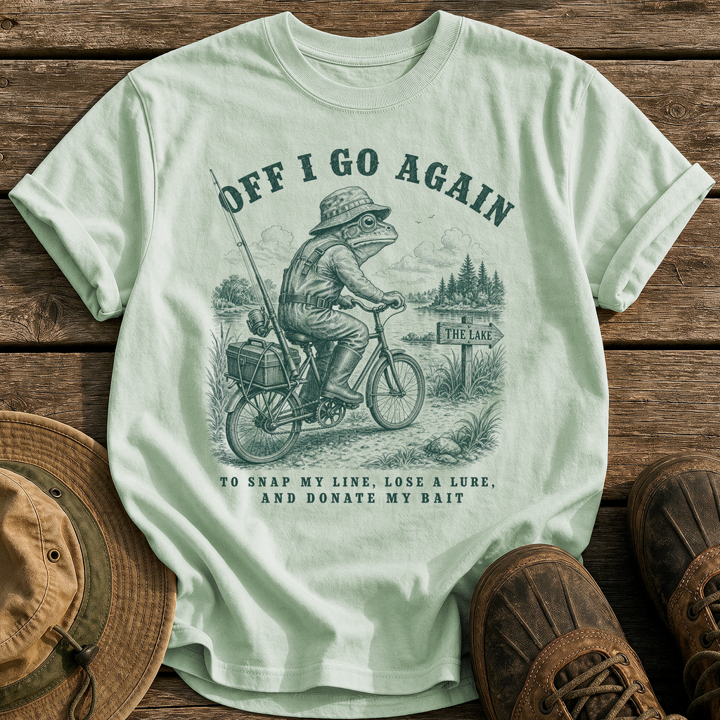 Off I Go Again tee - Bay - front
