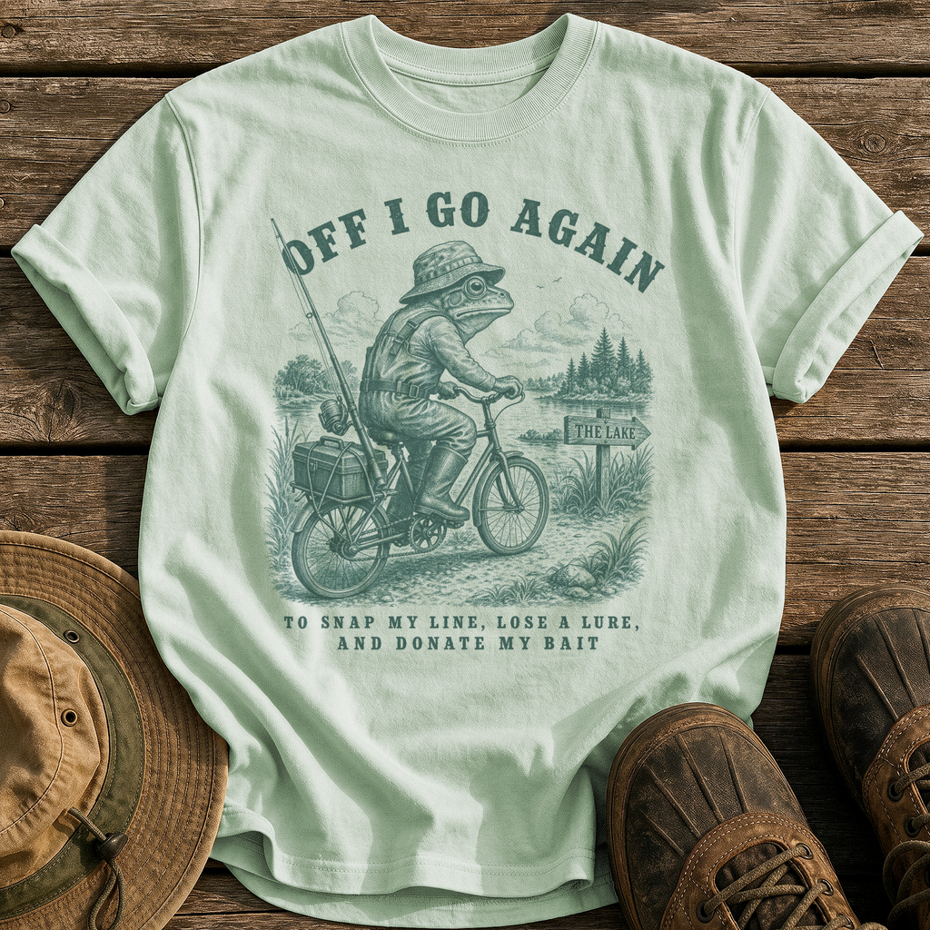 Off I Go Again tee - Bay - front