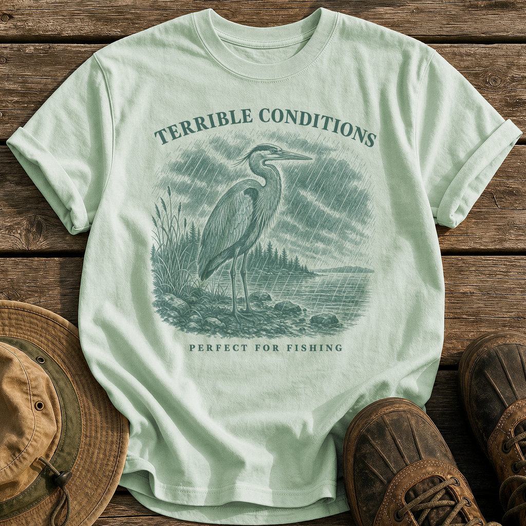 Perfect for Fishing tee - Bay - front