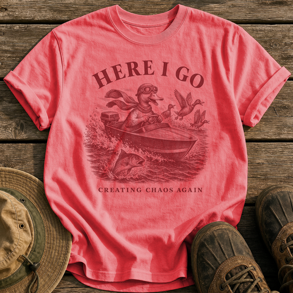 Creating Chaos Again tee - Watermelon - front