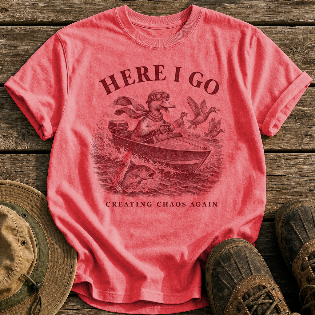 Creating Chaos Again tee - Watermelon - front