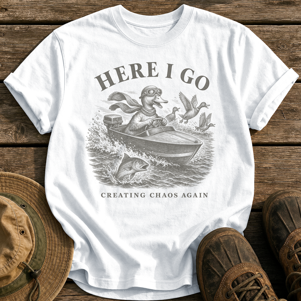 Creating Chaos Again tee - White - front