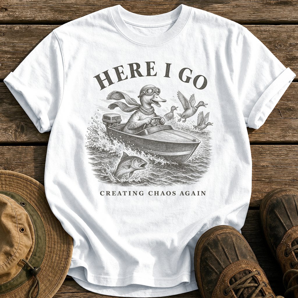 Creating Chaos Again tee - White - front