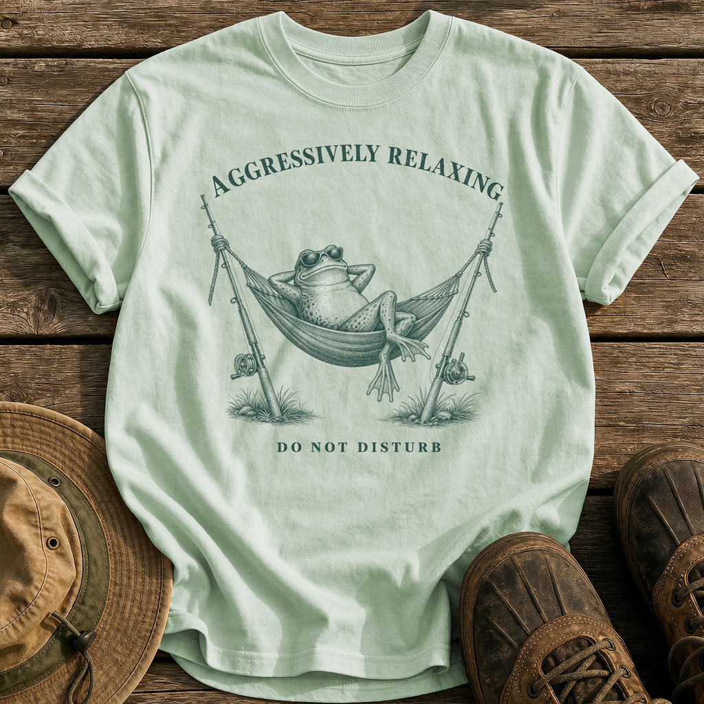 Aggressively Relaxing tee - Bay - front