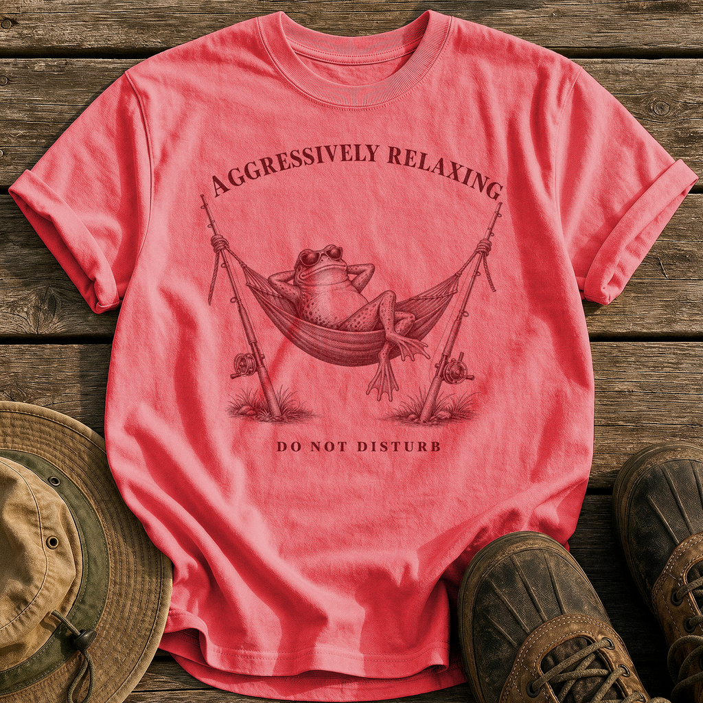 Aggressively Relaxing tee - Watermelon - front