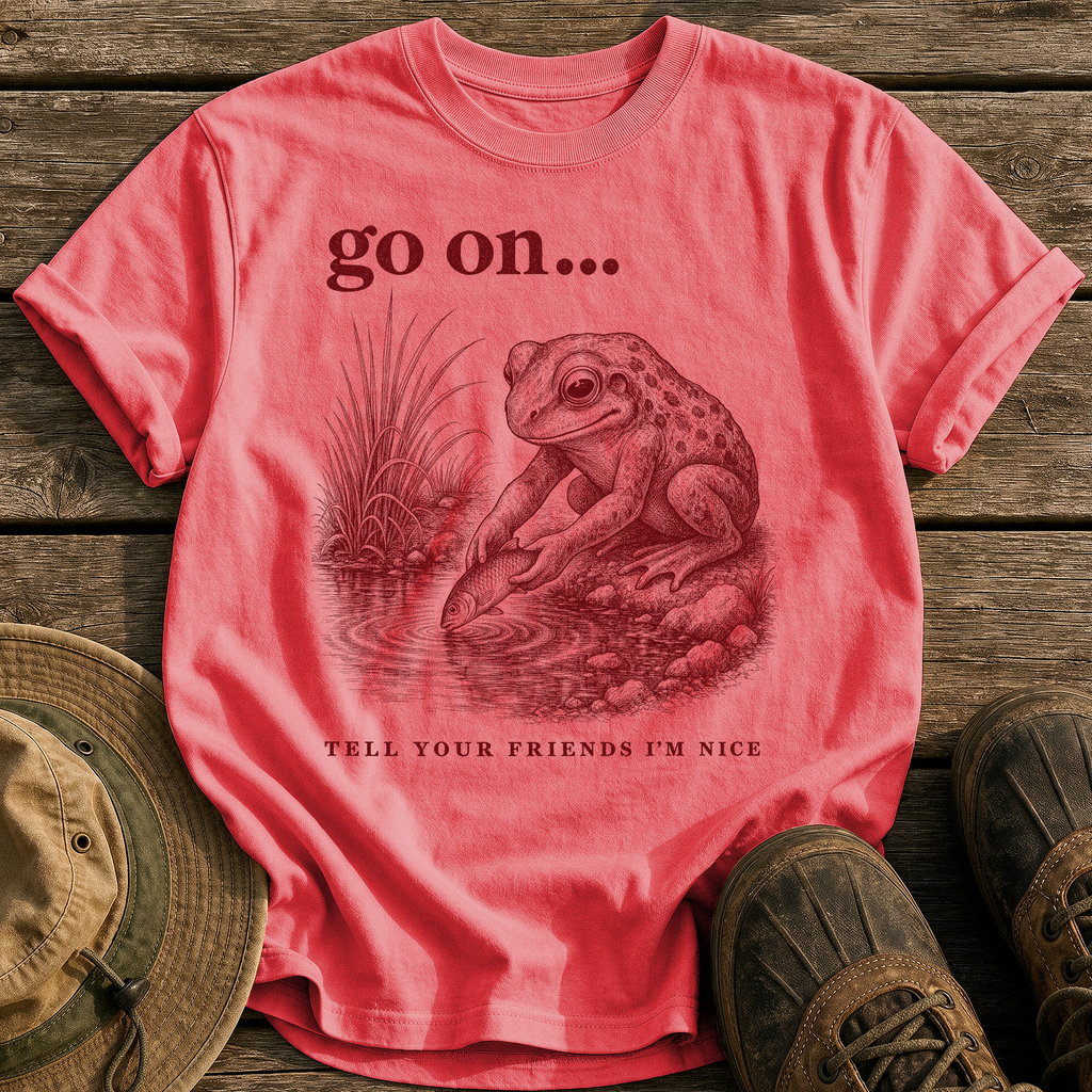 Tell Your Friends tee - Watermelon - front