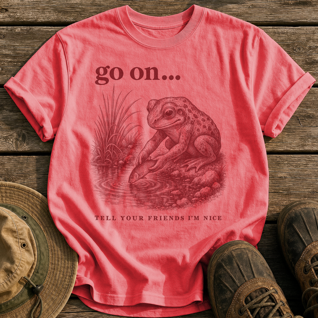 Tell Your Friends tee - Watermelon - front
