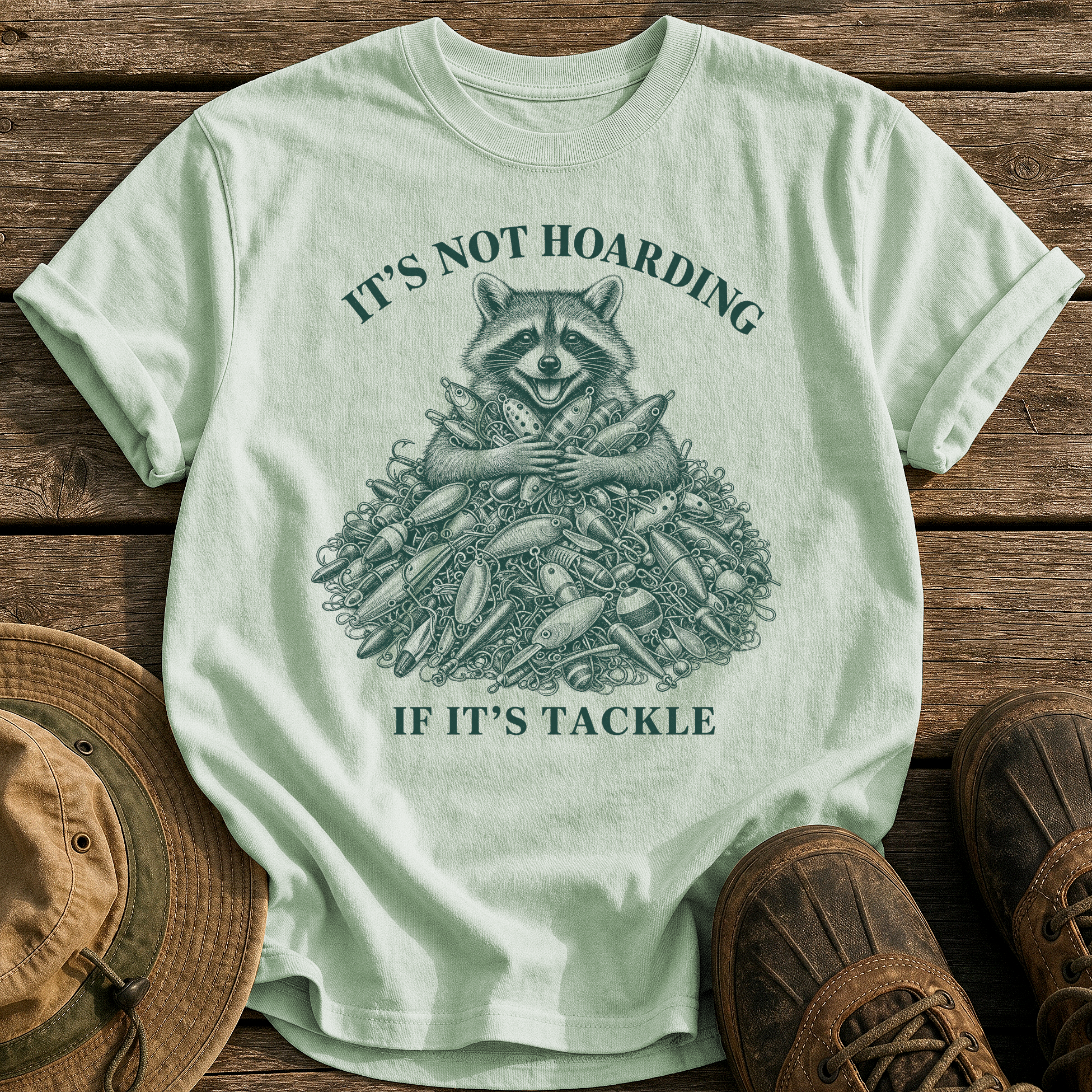 It's Not Hoarding tee - Bay - front