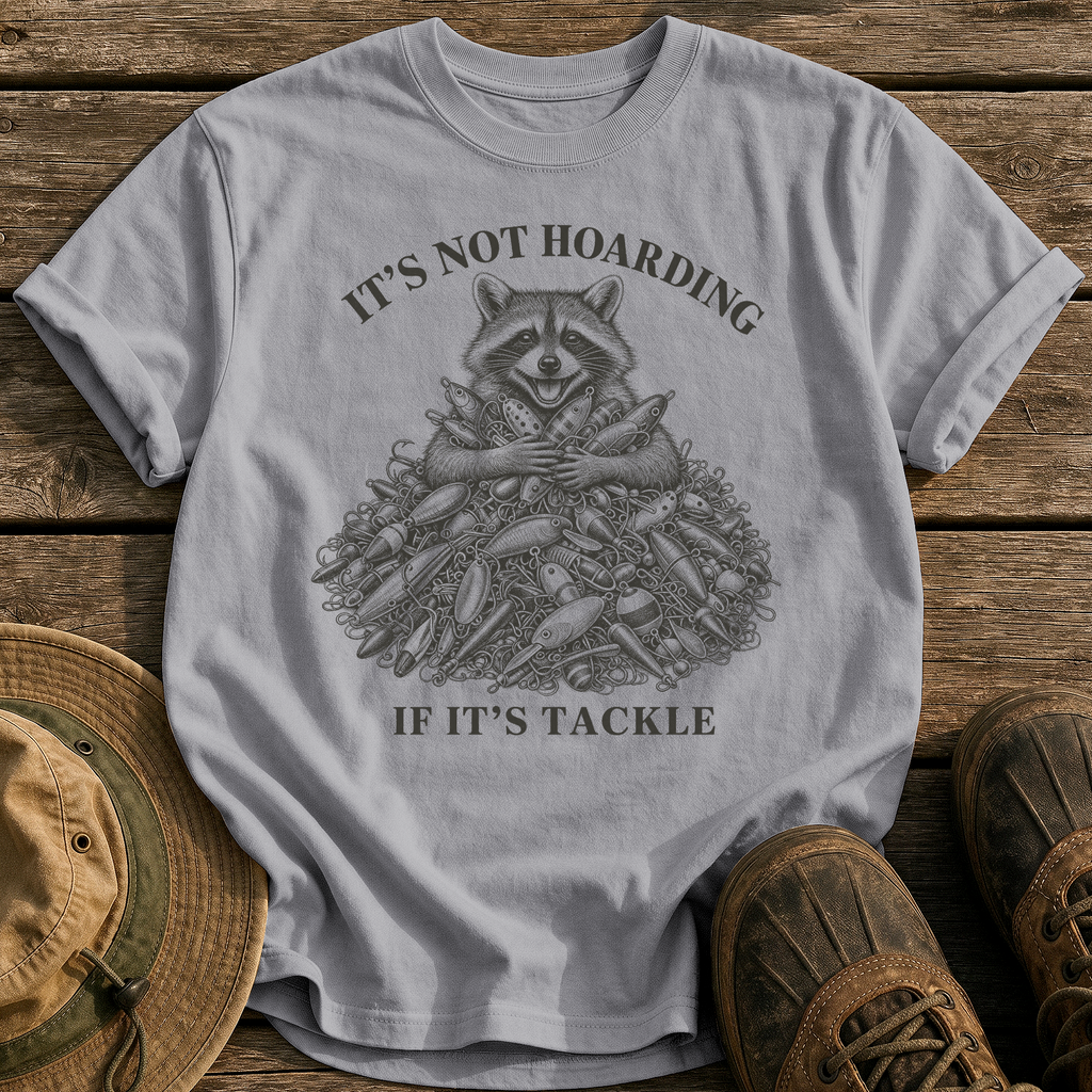 It's Not Hoarding tee - Grey - front