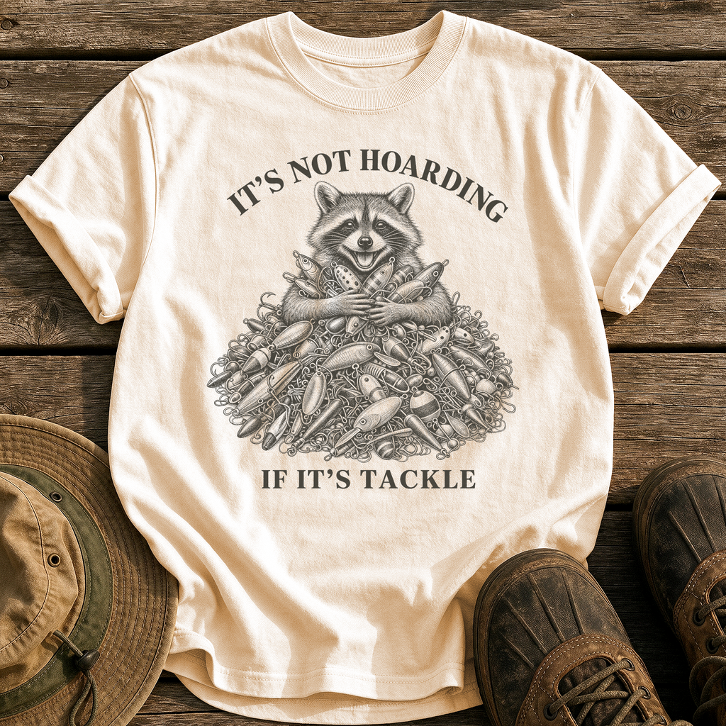 It's Not Hoarding tee - Ivory - front