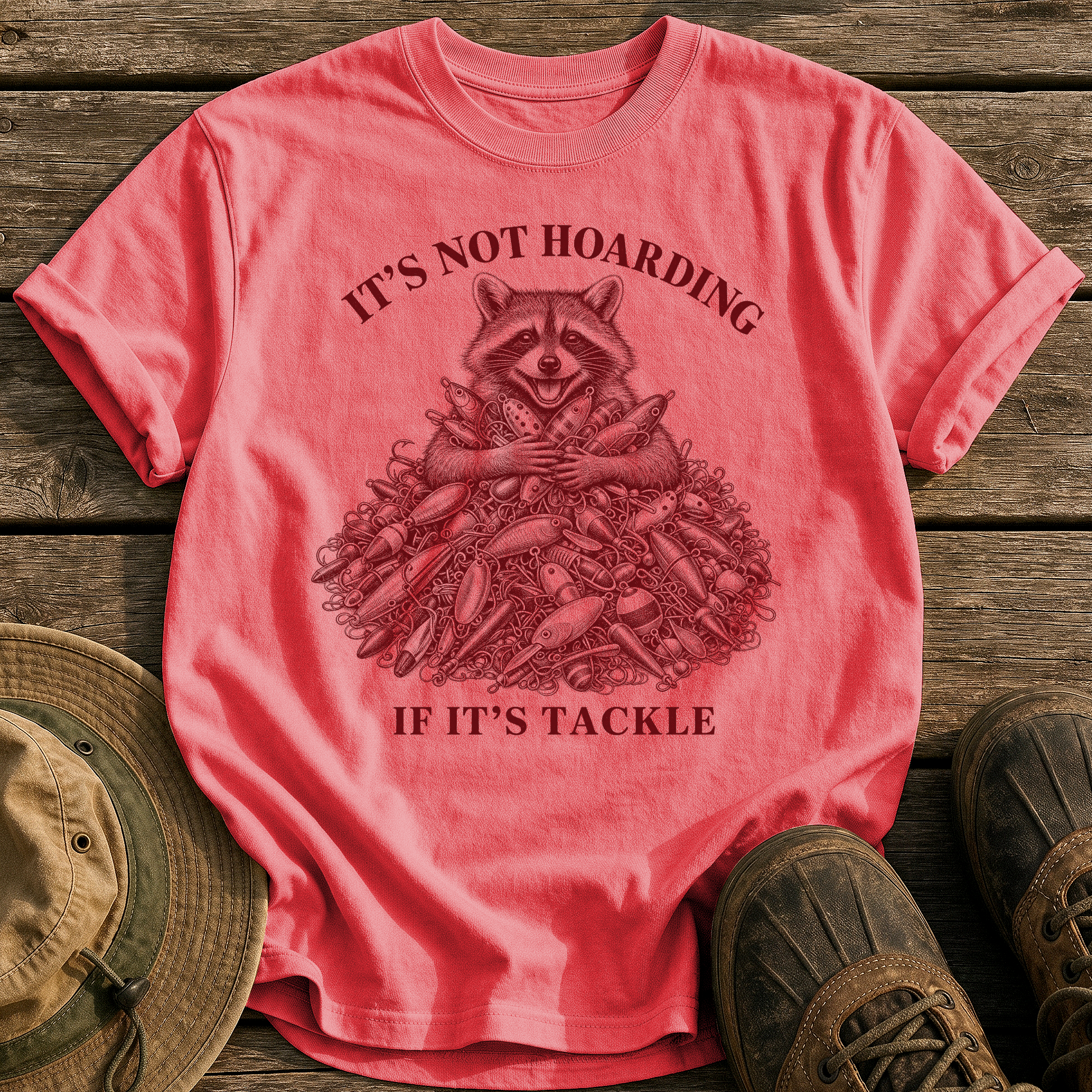 It's Not Hoarding tee - Watermelon - front