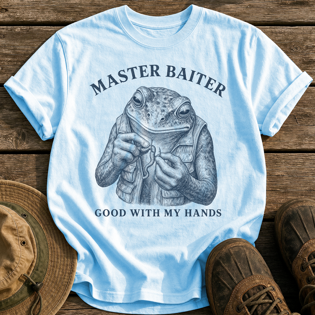 Master Baiter tee - Chambray - front
