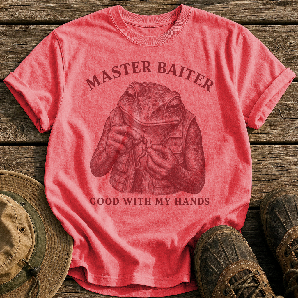Master Baiter tee - Watermelon - front