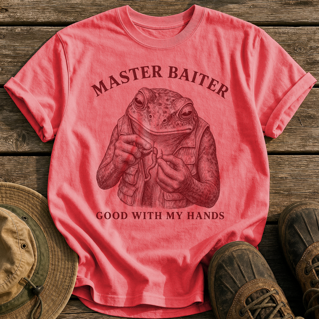 Master Baiter tee - Watermelon - front