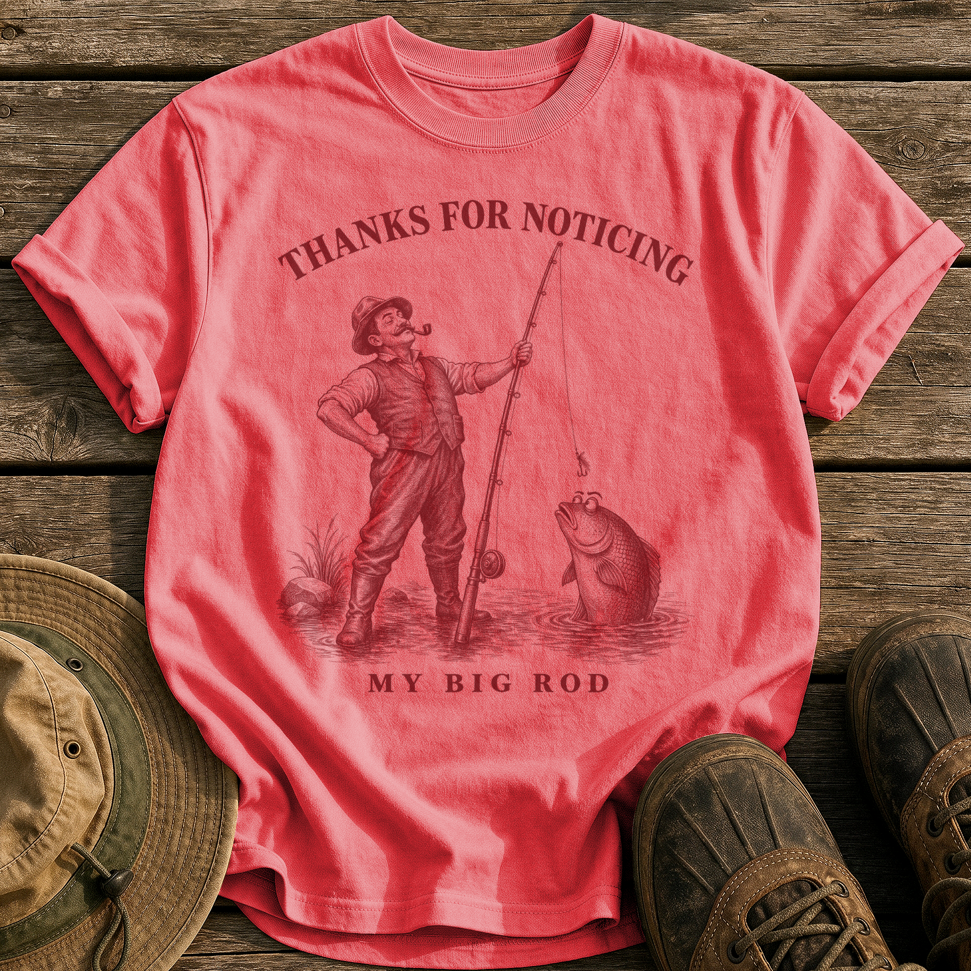 Thanks for Noticing tee - Watermelon - front