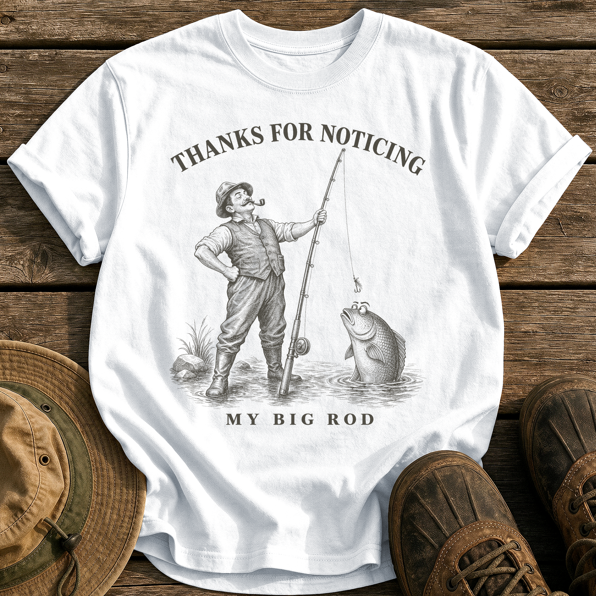 Nice Rod tee - White - front