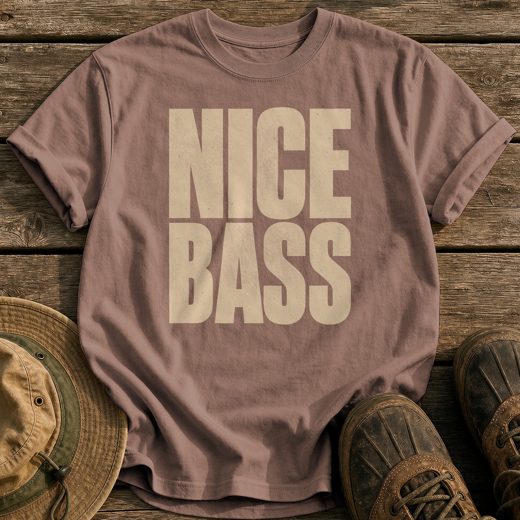 Nice Bass tee - Espresso - front