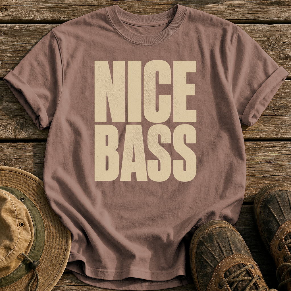 Nice Bass tee - Espresso - front