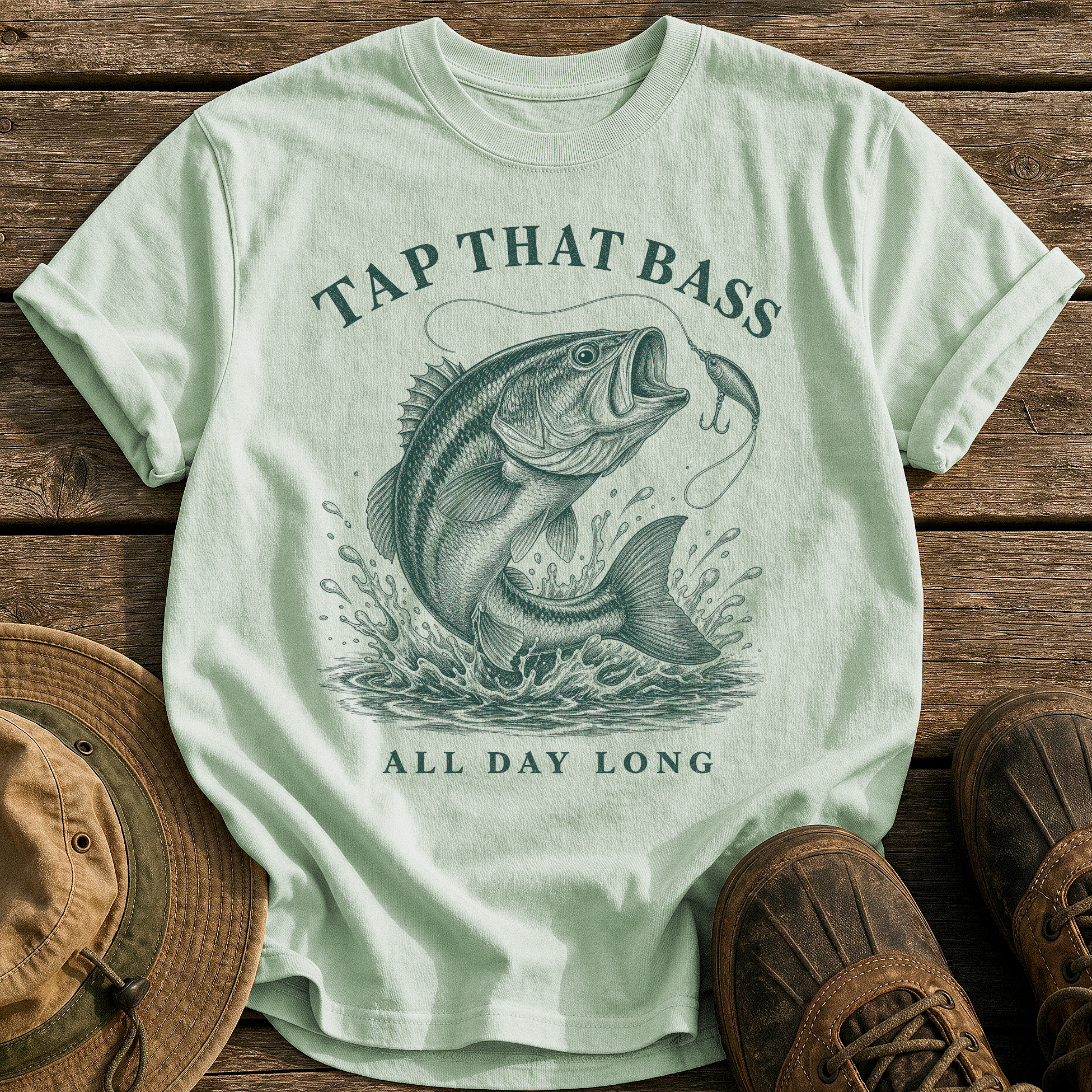 Tap That Bass tee - Bay - front