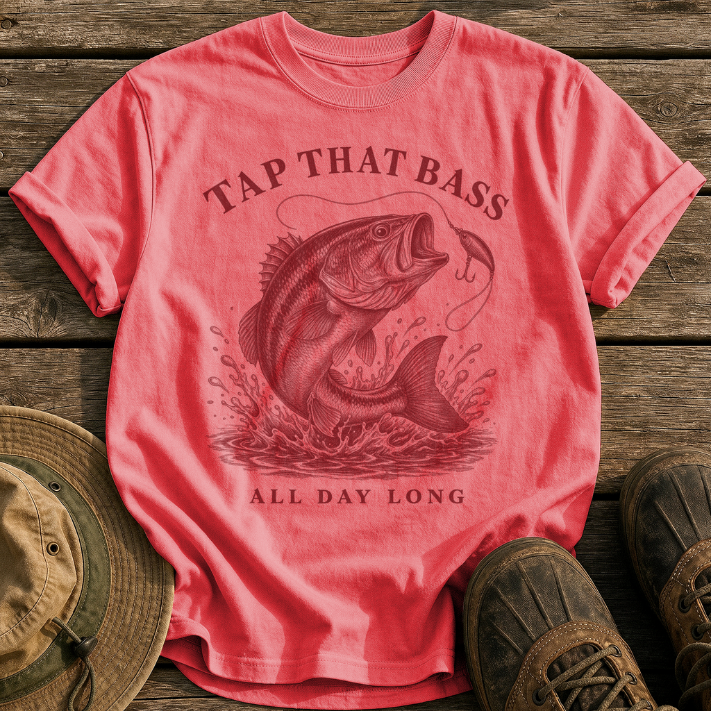 Tap That Bass tee - Watermelon - front