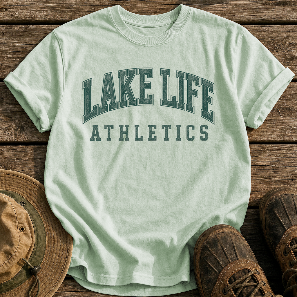 Lake Life Athletics tee - Bay - front