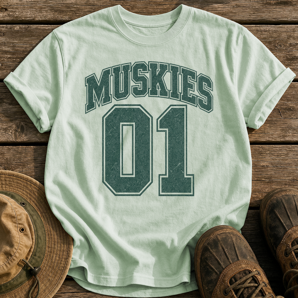 Muskies 01 tee - Bay - front