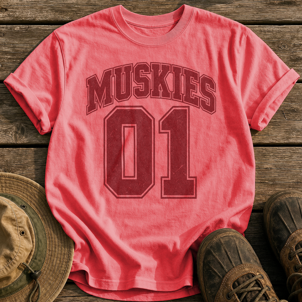 Muskies 01 tee - Watermelon - front