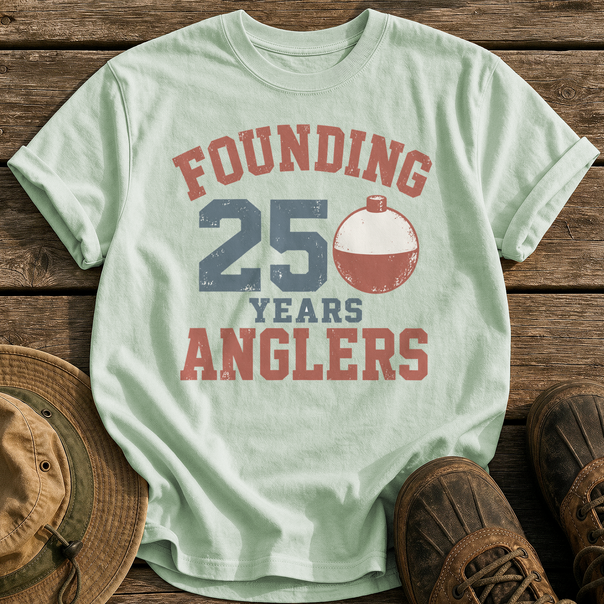 Founding Anglers 250 Years tee - Bay - front