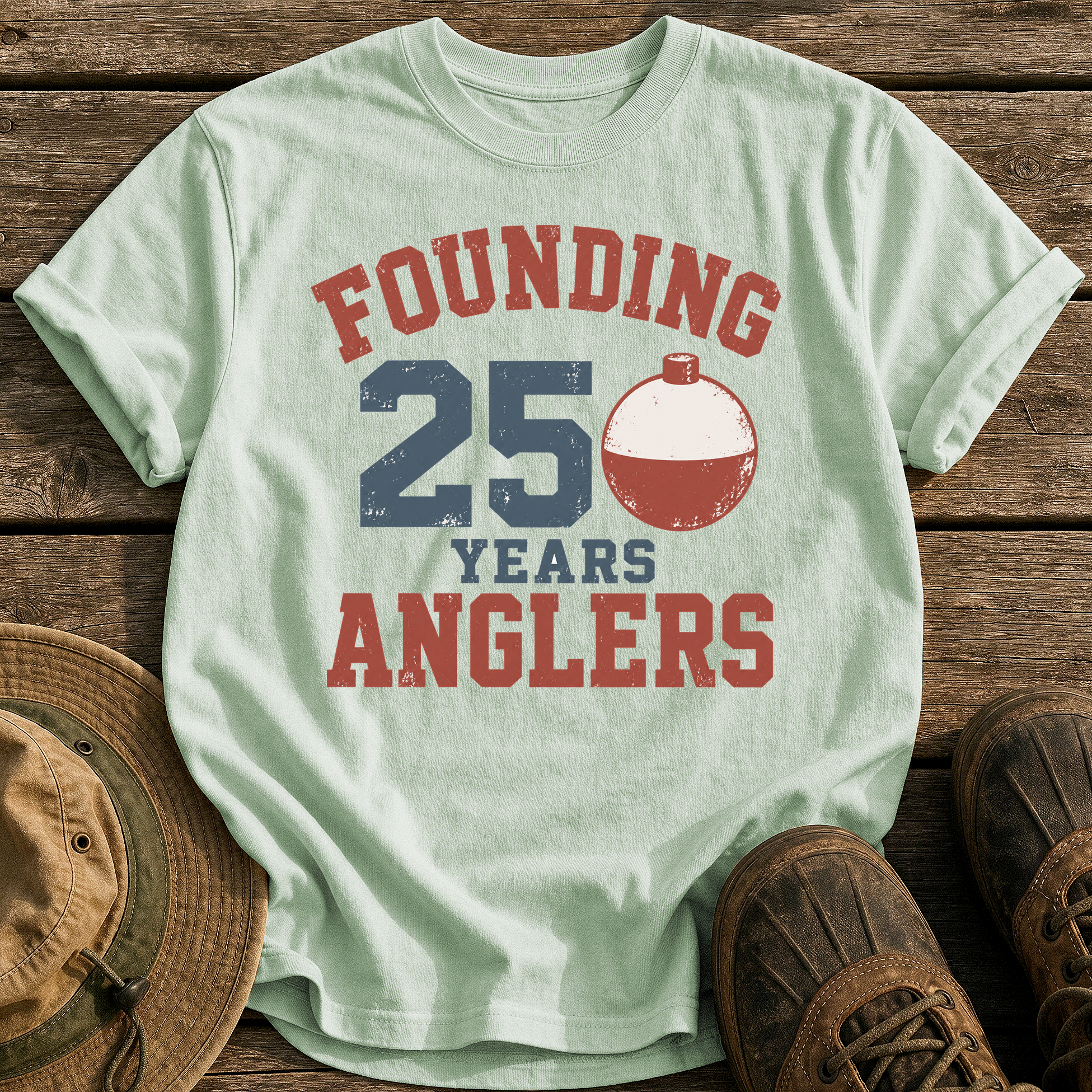 Founding Anglers 250 Years tee - Bay - front
