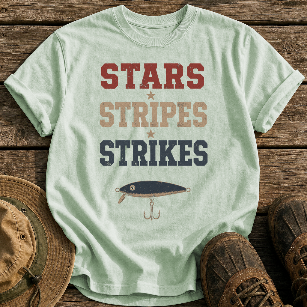 Stars Stripes Strikes tee - Bay - front