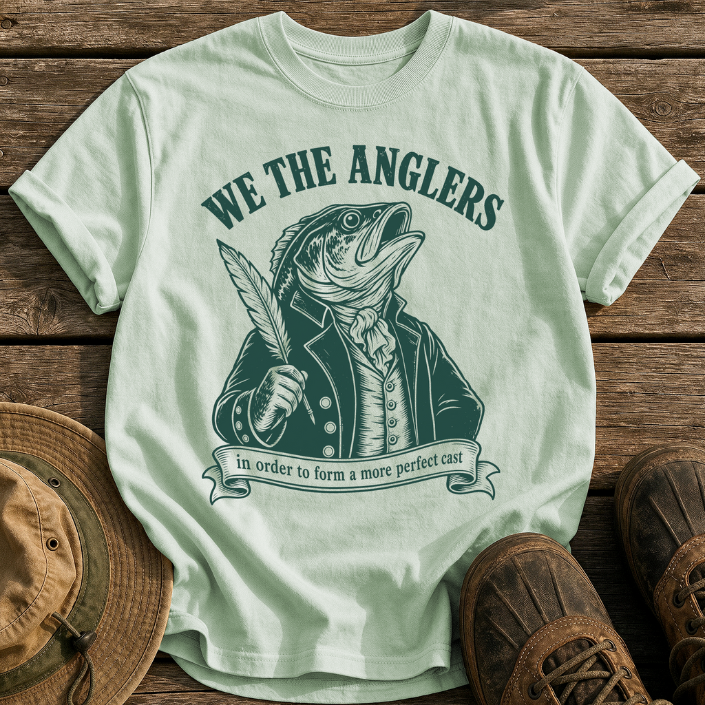 We the Anglers tee - Bay - front
