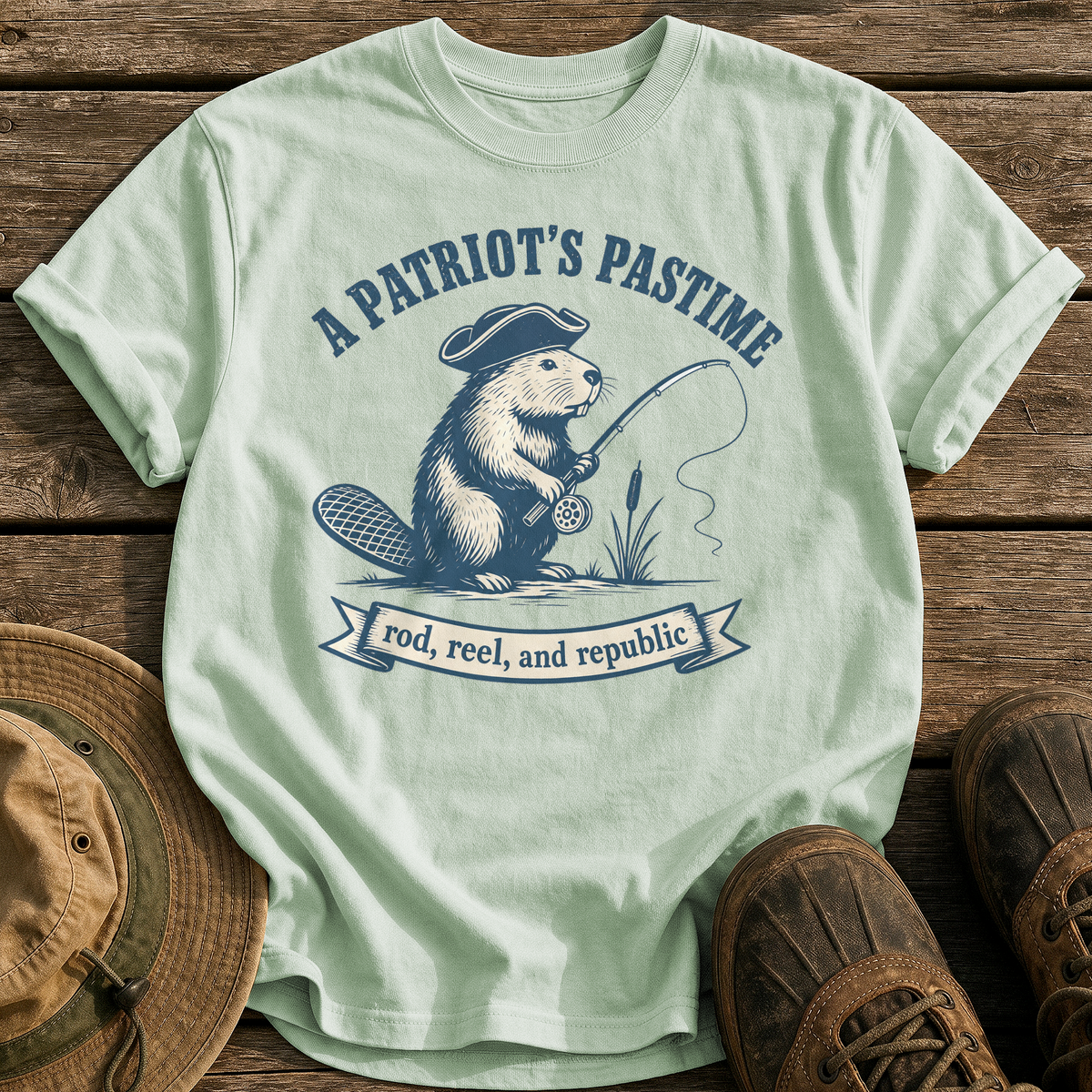 A Patriot's Pastime tee - Bay - front