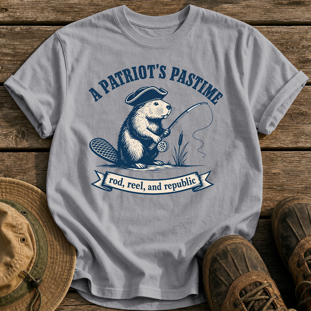 A Patriot's Pastime tee - Grey - front