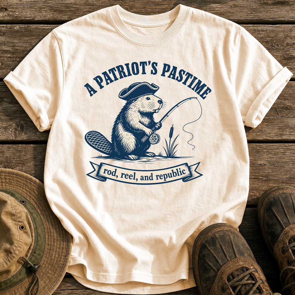 A Patriot's Pastime tee - Ivory - front