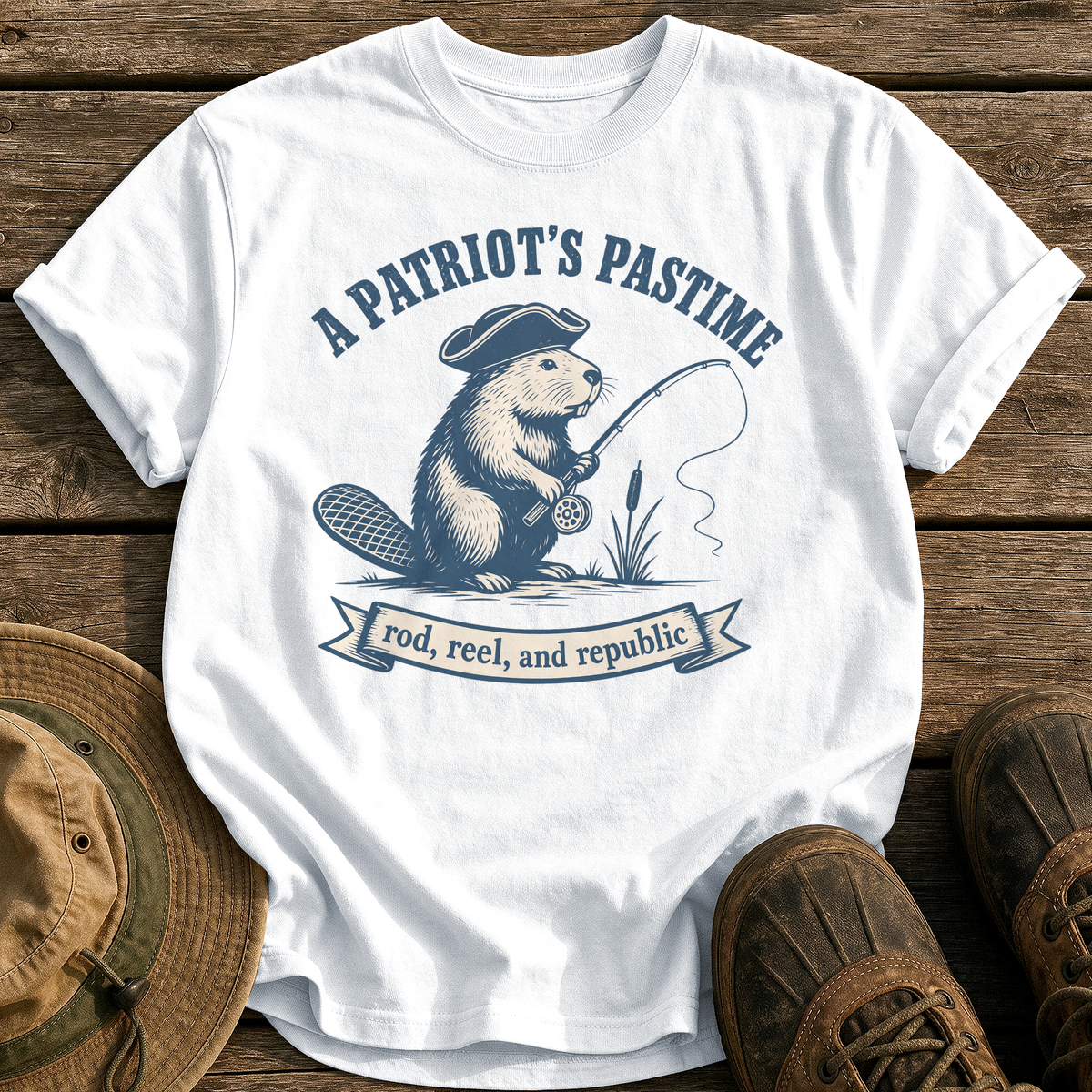 A Patriot's Pastime tee - White - front