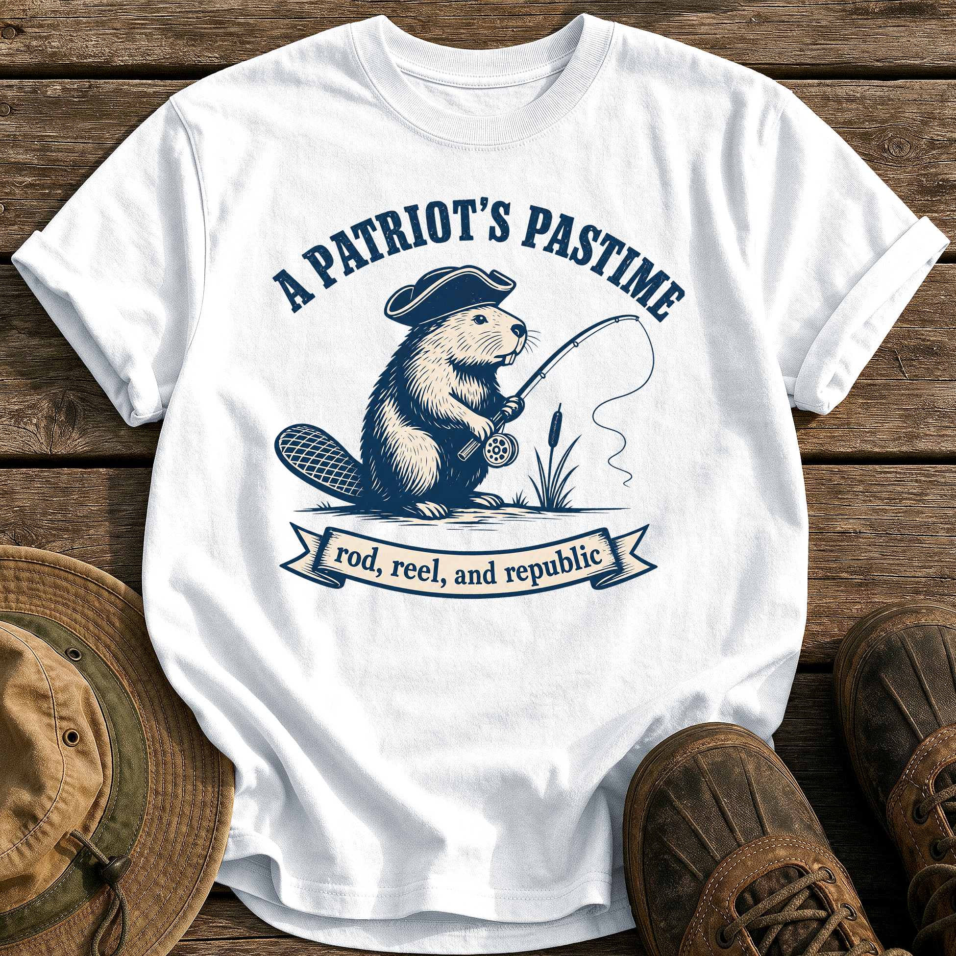 A Patriot's Pastime tee - White - front