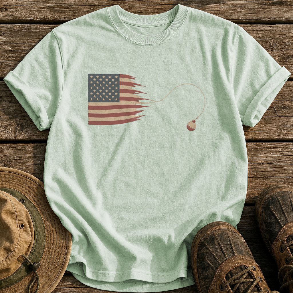 Casting Stripes tee - Bay - front